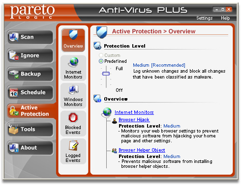 Download Free Scan: ParetoLogic Anti-Virus PLUS provides you with powerful protection from countless threats